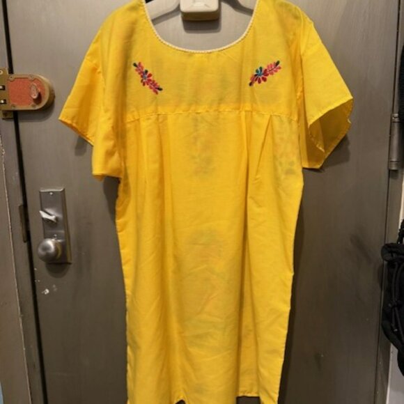 Embroidered Mexican / Pueblo Mini Tunic Dress - NWOT - Picture 11 of 16